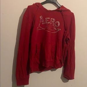 Vintage red and silver Aeropostale sweatshirt